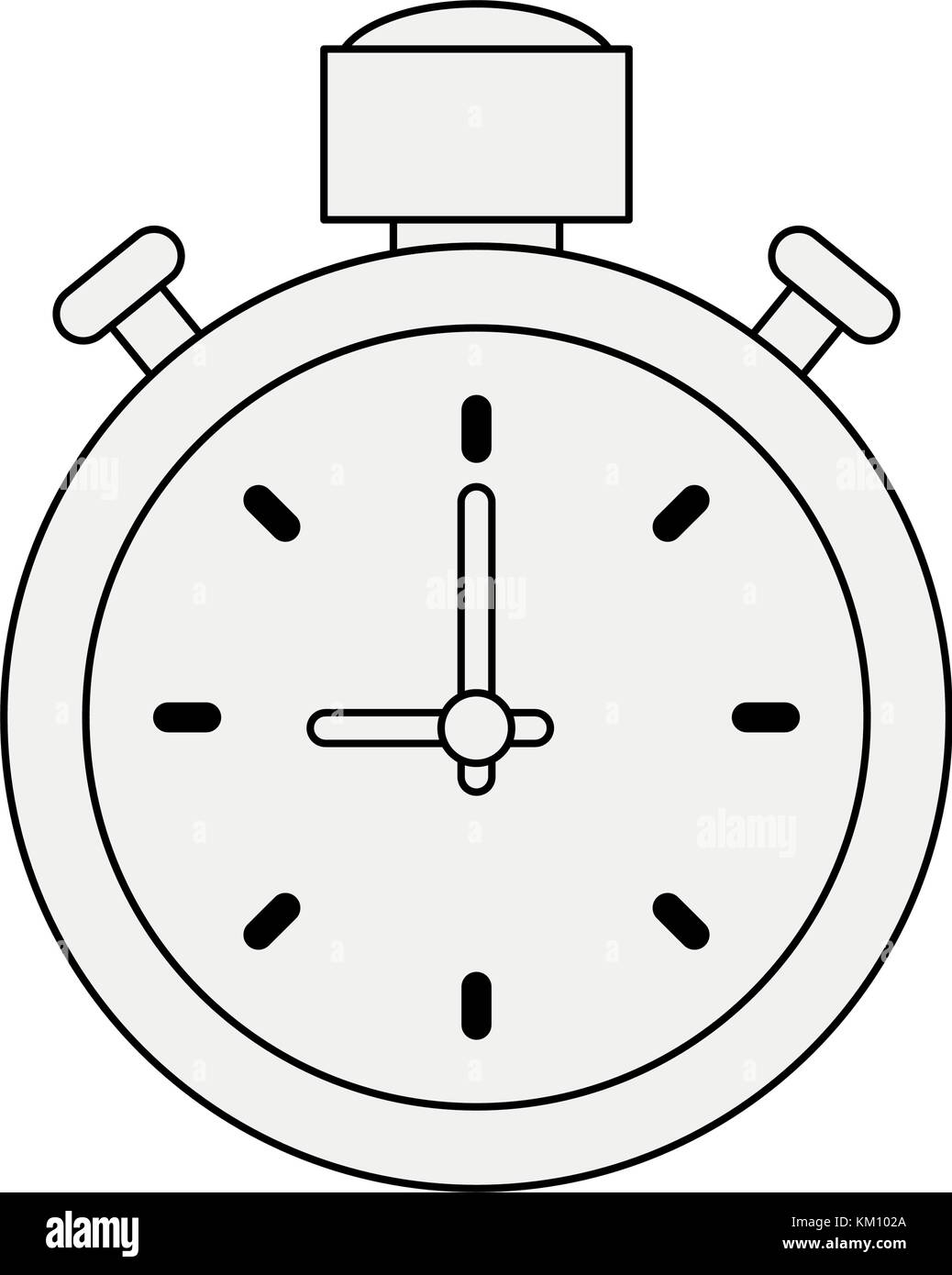 Classic sport chronometer Stock Vector Image & Art - Alamy