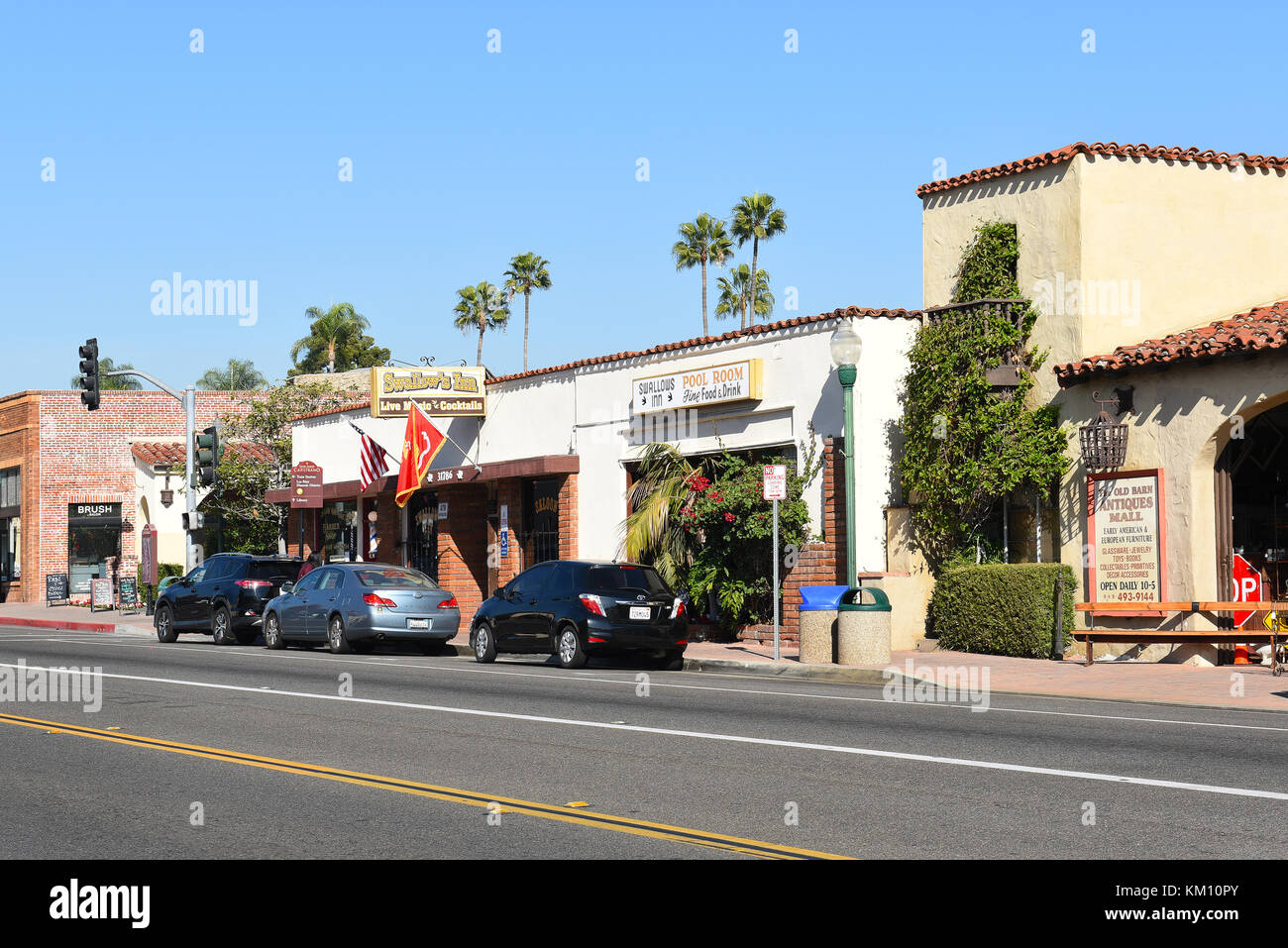 San Juan Capistrano, Ca - December 1, 2017: Swallows Inn. An old school country western bar just a block from the historic mission. Stock Photo