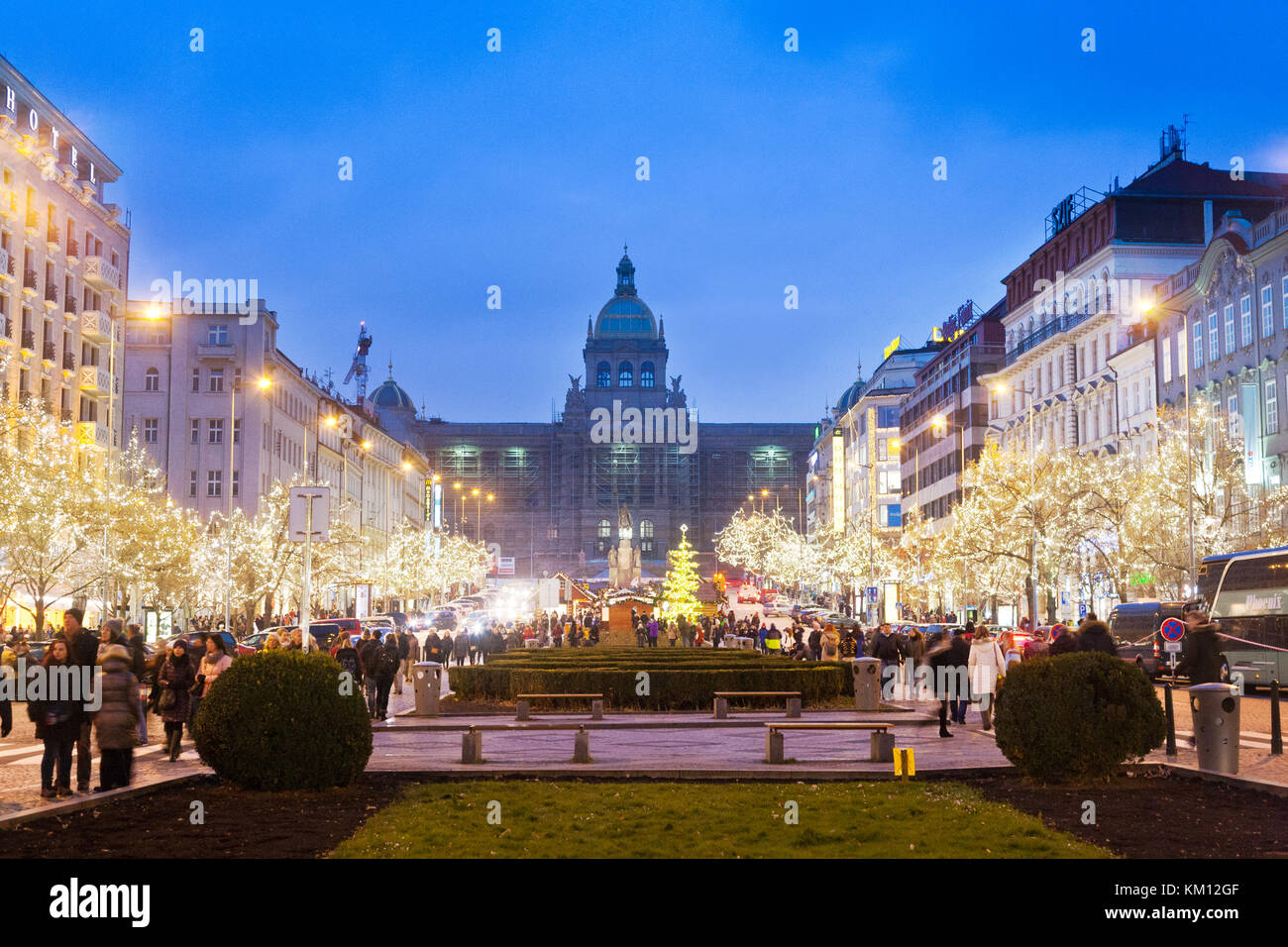 Wenceslas Square Christmas Market Hi res Stock Photography And Images 
