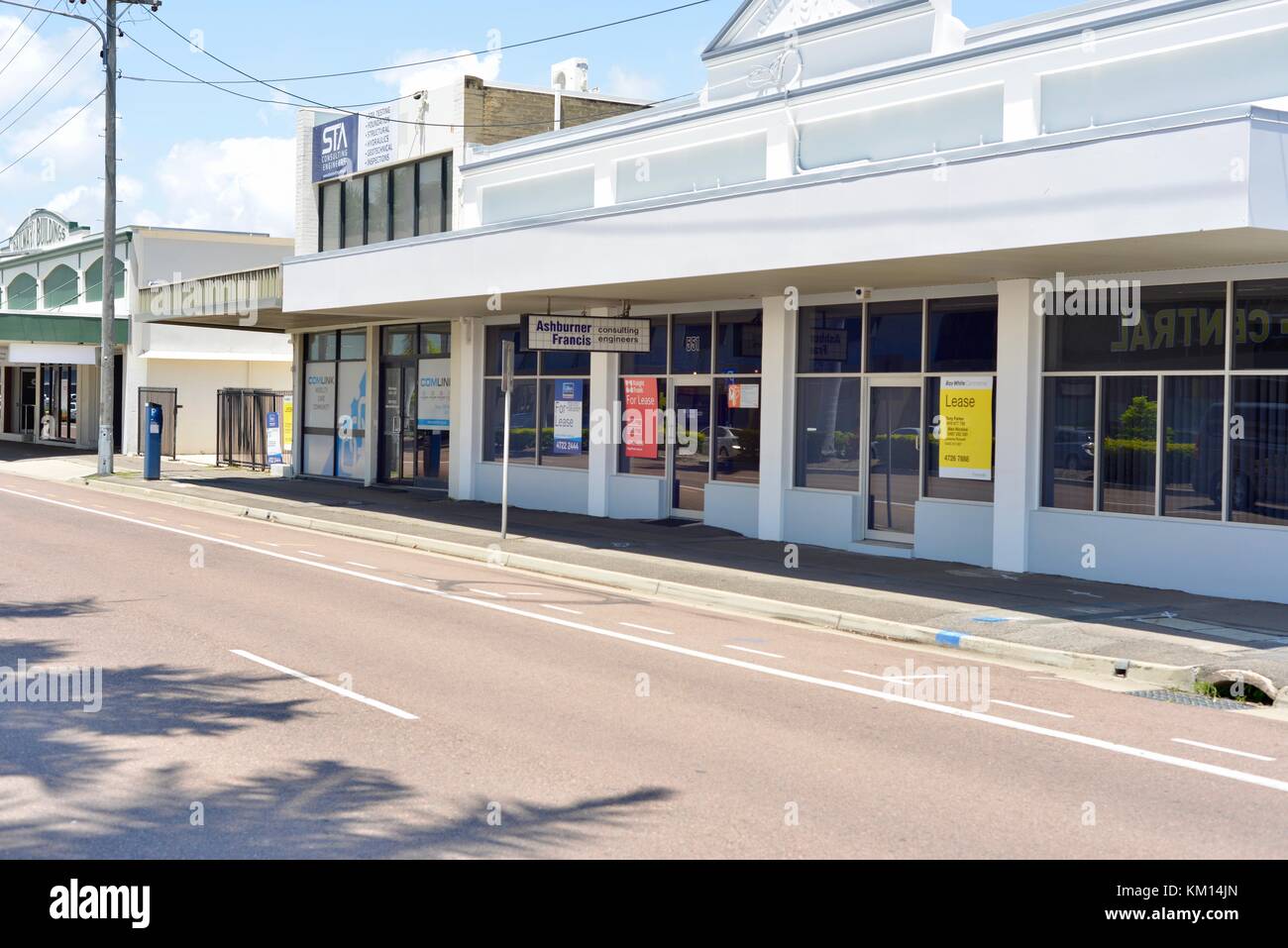 Commercial buildings for lease on Flinders street, Townsville city, as