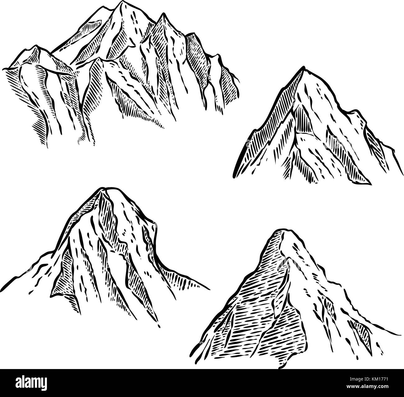 How To Draw Mountain Scenery Easy Step By Step  Drawing Mountain Scenery  For Beginners Very Easy  YouTube