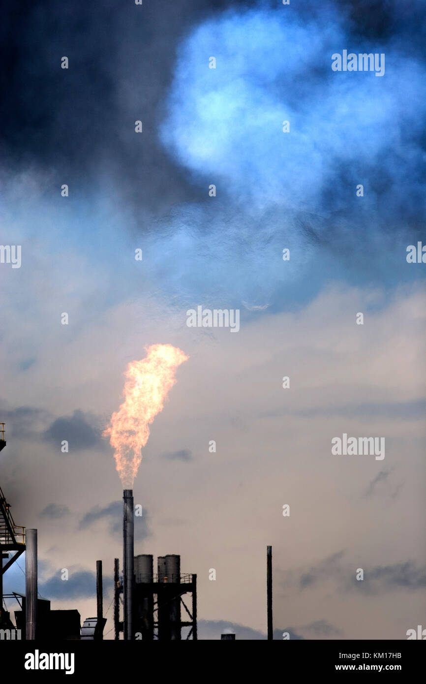 Air Pollution, Soda Springs, Idaho Stock Photo Alamy