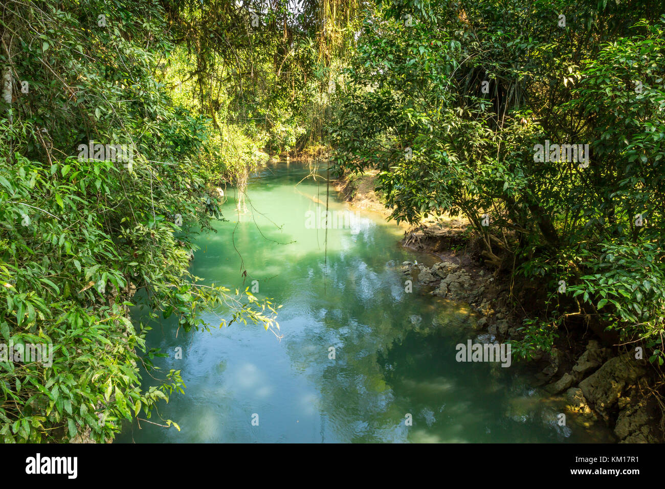 San Simón River | Chisec | Guatemala Stock Photo