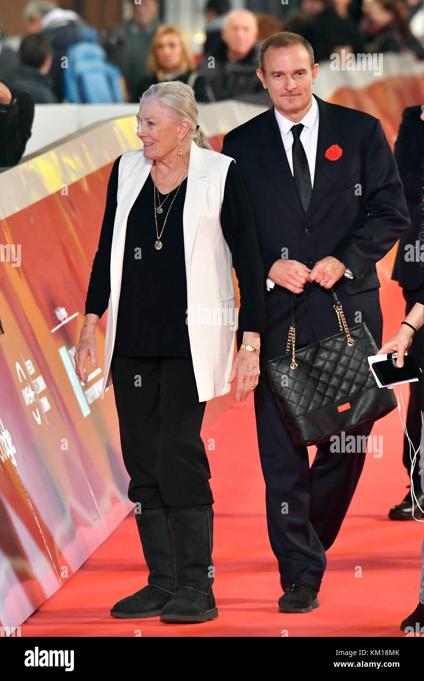 12th Rome Film Festival - Vanessa Redgrave - Red Carpet  Featuring: Vanessa Redgrave, Carlo Gabriel Nero Where: Rome, Italy When: 02 Nov 2017 Credit: IPA/WENN.com  **Only available for publication in UK, USA, Germany, Austria, Switzerland** Stock Photo