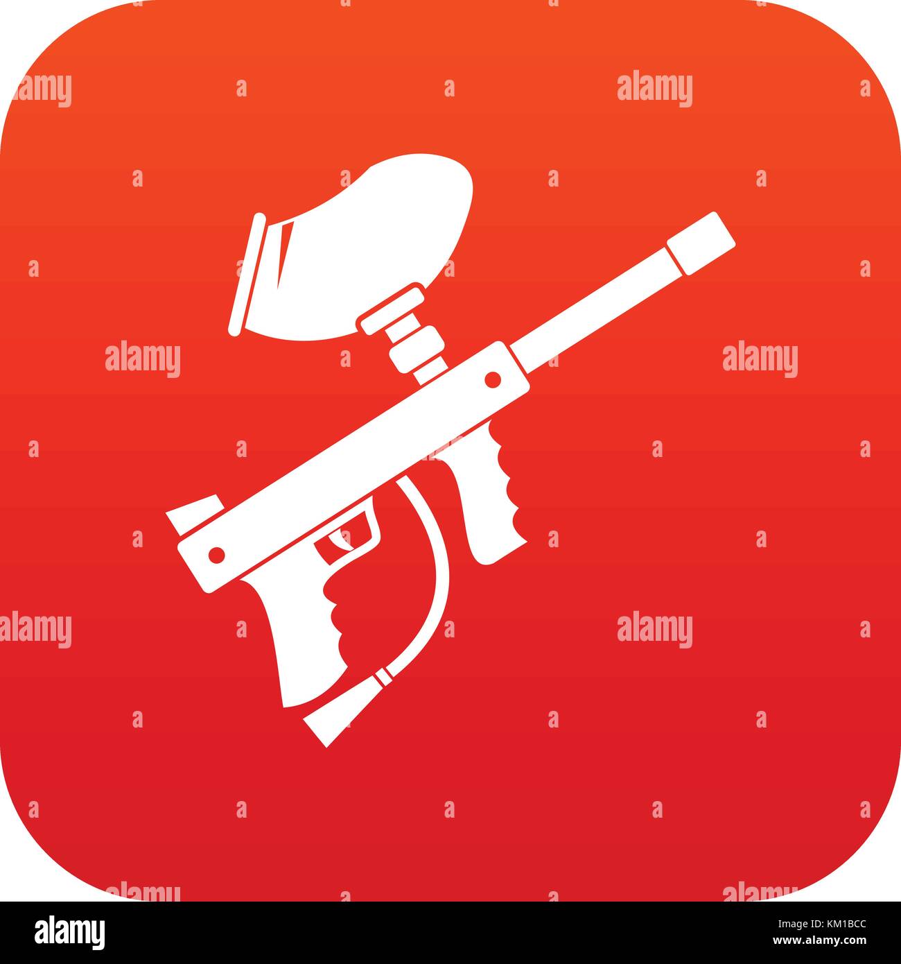 Paintball marker icon digital red Stock Vector Image & Art - Alamy