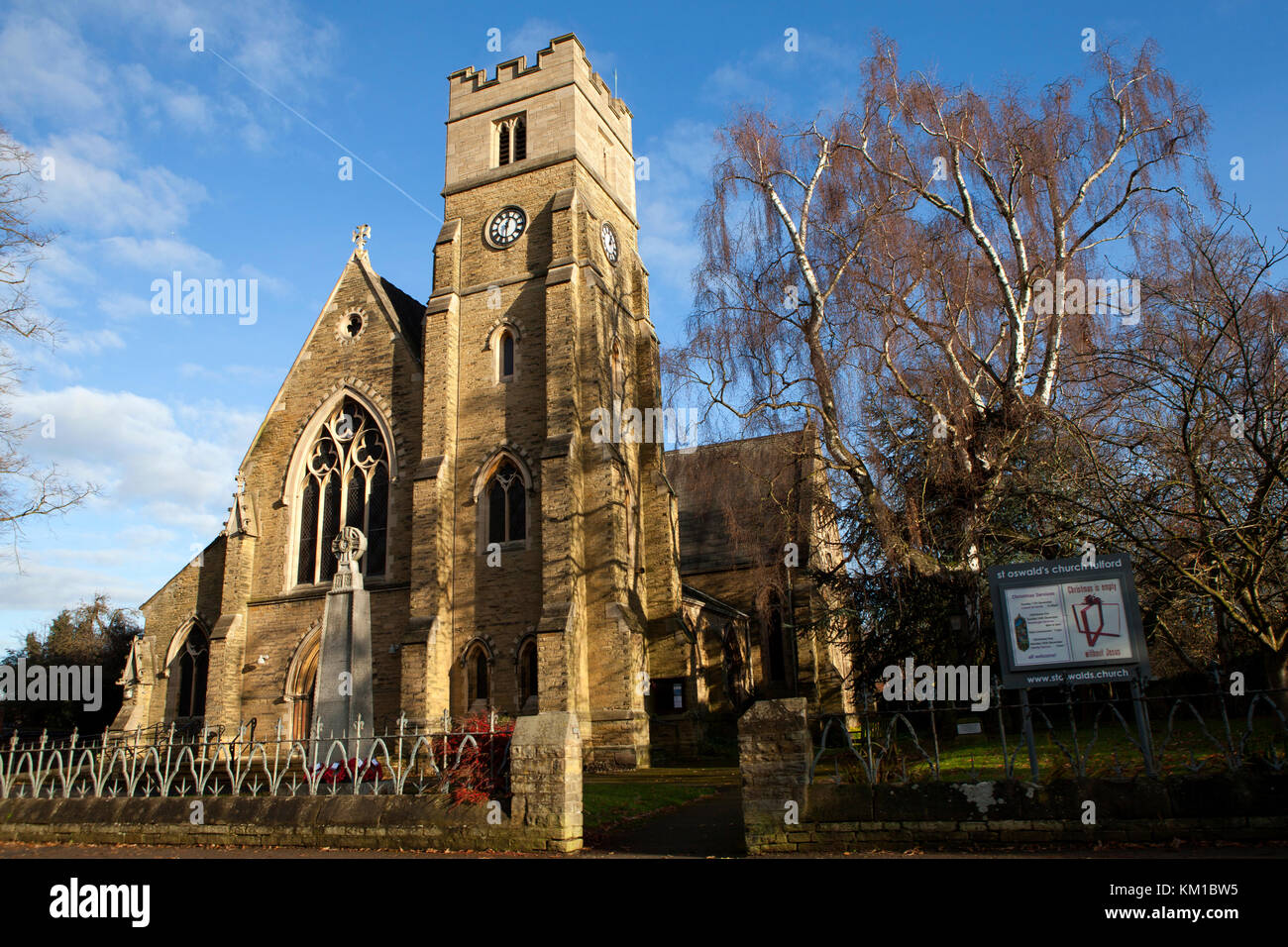 St Oswald's Church, Fulford, York Stock Photo