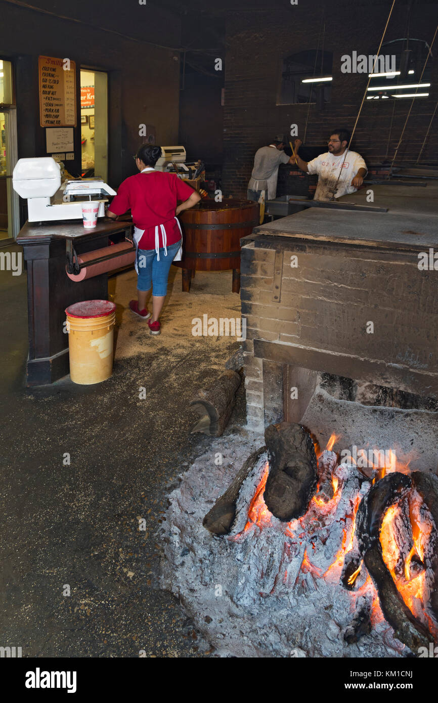 Texas Caldwell County Lockhart Smitty s Market barbecue