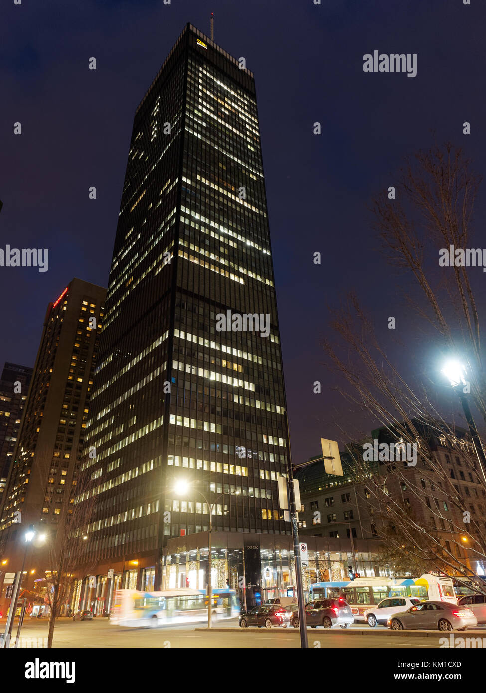 Quebec,Canada. The CIBC office building in downtown Montreal. Stock Photo