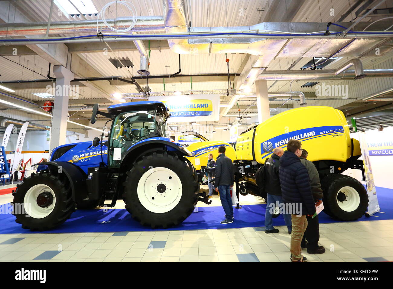 Warsaw Nadarzyn, Poland. 02nd Dec, 2017. CTR Central Agricultural Fair started showing newest