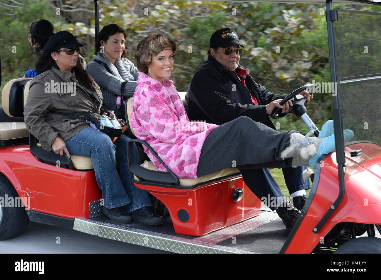 KEY BISCAYNE, FL JANUARY 17 On the set of Entourage, the movie