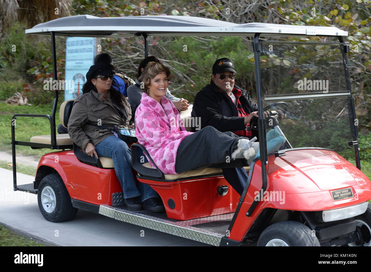 KEY BISCAYNE, FL JANUARY 17 On the set of Entourage, the movie