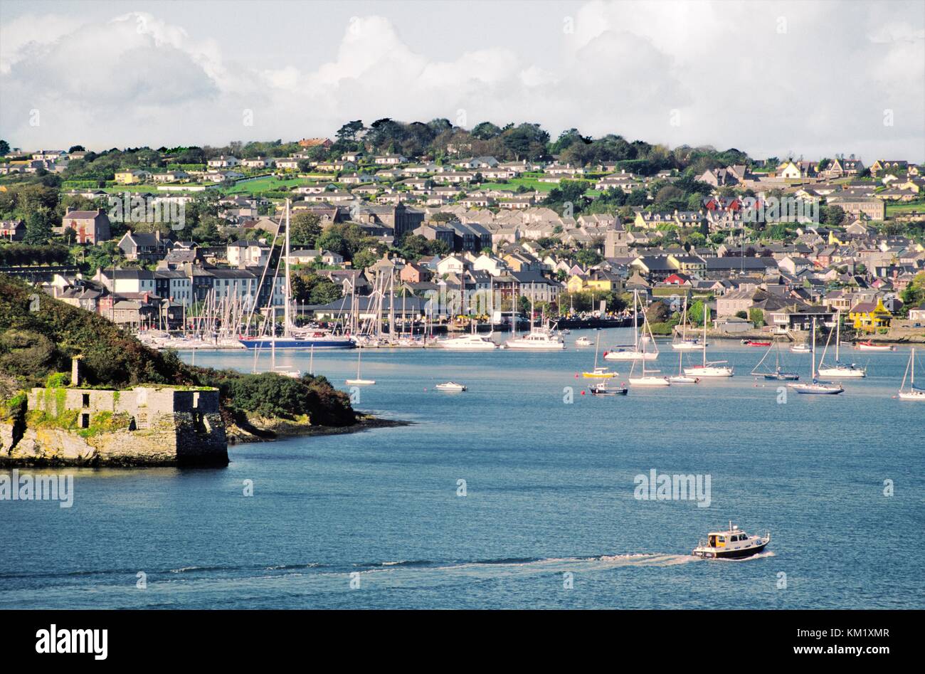 Kinsale Harbour in County Cork, Ireland. Summer. Site of the Battle of Kinsale Stock Photo Alamy