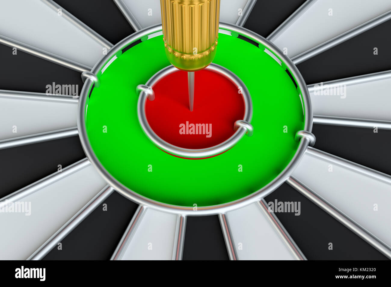 Target dart arrow hitting in the dartboard Stock Photo Alamy