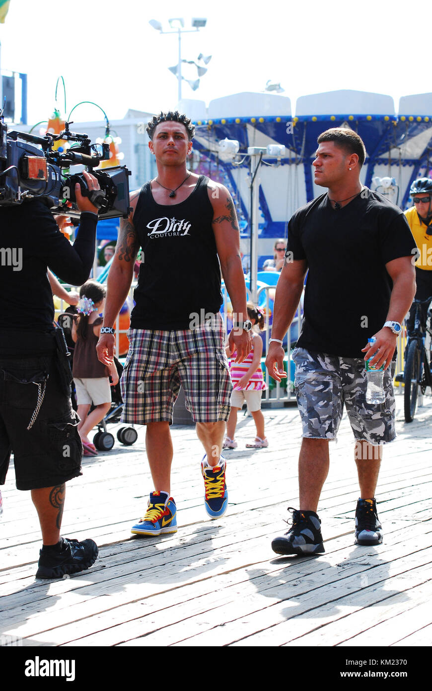 SEASIDE HEIGHTS, NJ - JULY 15: Ronnie Magro filming on location for 'Jersey  Shore' on July 15, 2011 in Seaside Heights, New Jersey. People: Ronnie Magro  Stock Photo - Alamy
