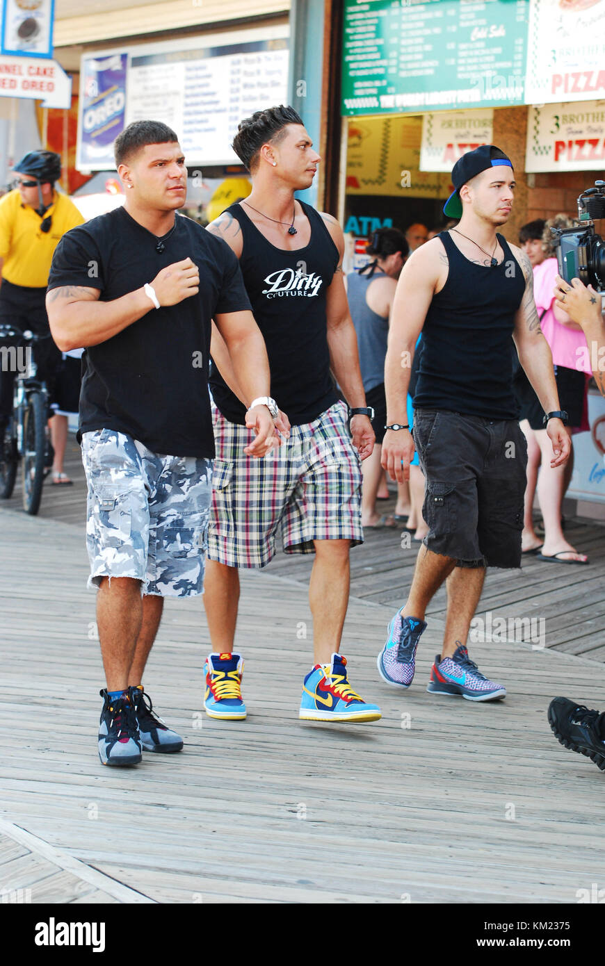 SEASIDE HEIGHTS, NJ - JULY 15: Ronnie Magro filming on location for 'Jersey  Shore' on July 15, 2011 in Seaside Heights, New Jersey. People: Ronnie  Magro Stock Photo - Alamy