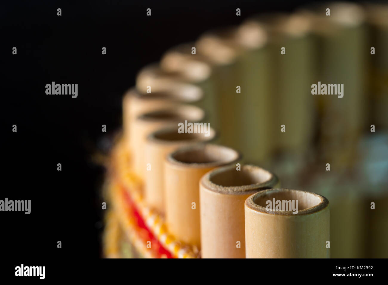 The Latin American national musical instrument from a bamboo. National