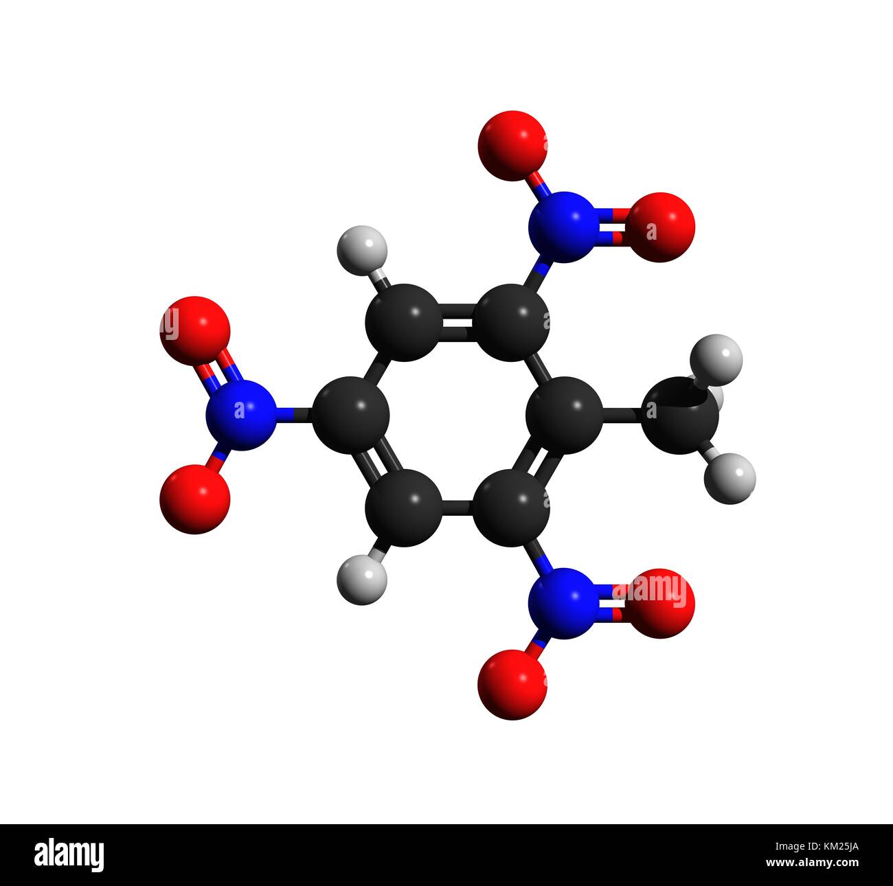 Molecular Structure Of Trinitrotoluene Tnt Trilite Trotyl An Explosive Material The Standard Measure Of Bombs And Other Explosives 3d Rendering Stock Photo Alamy