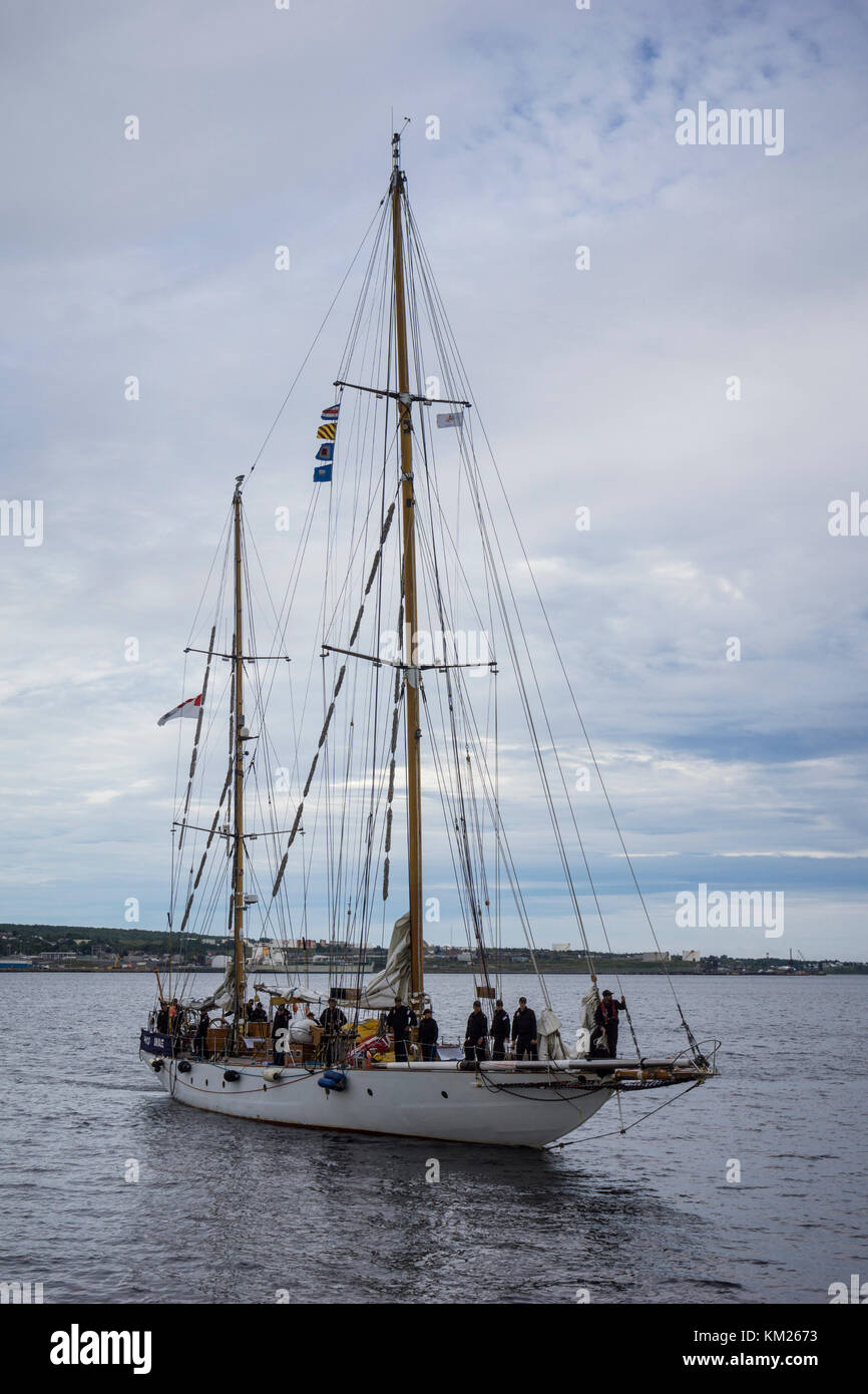Royal Canadian Navy sail training vessel HMCS ORIOLE in Halifax, Nova