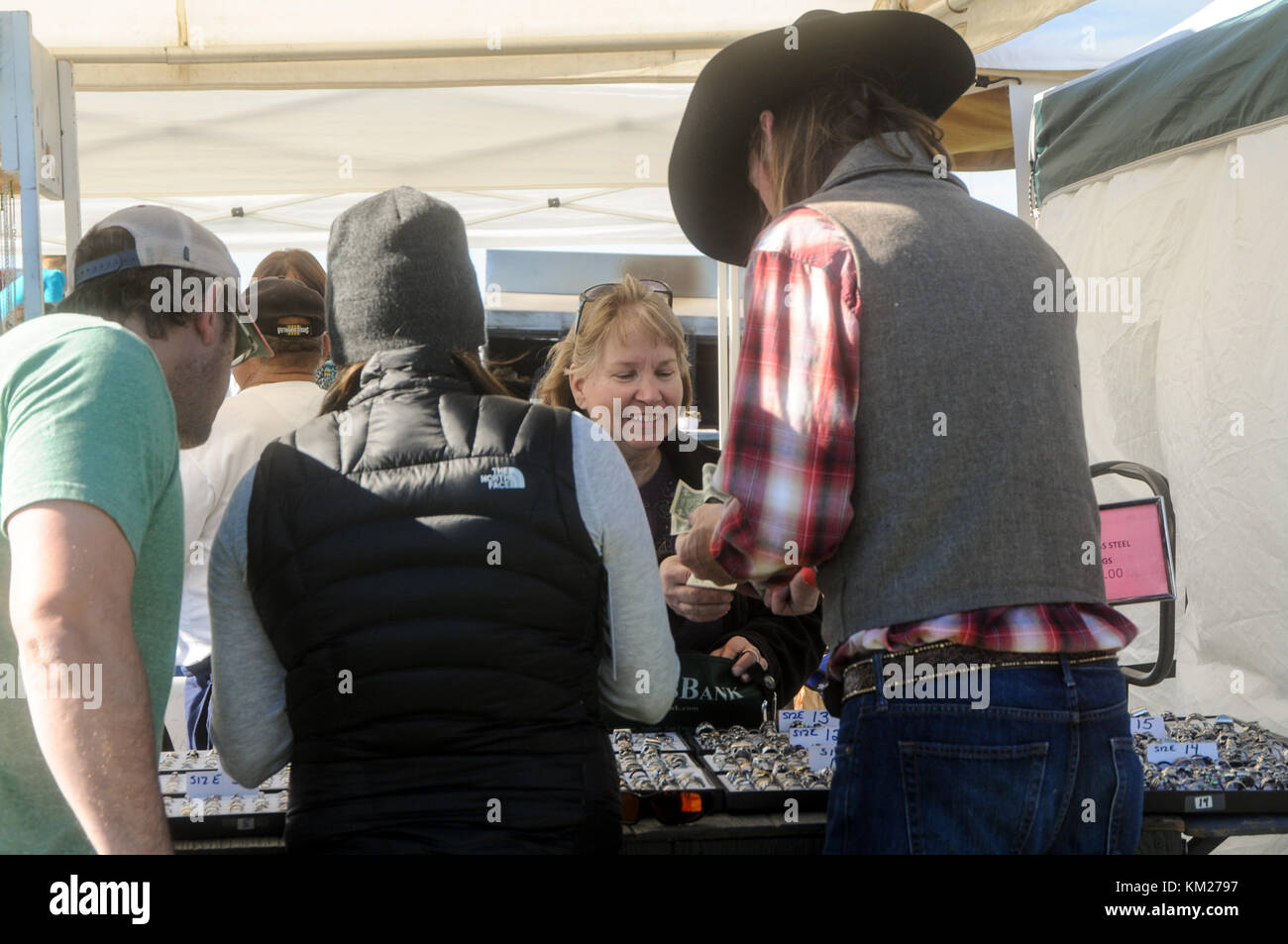 Vendors and patrons at Albuquerque Bacon Fest 2015 in Albuquerque, New