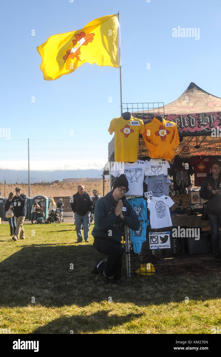Vendors and patrons at Albuquerque Bacon Fest 2015 in Albuquerque, New