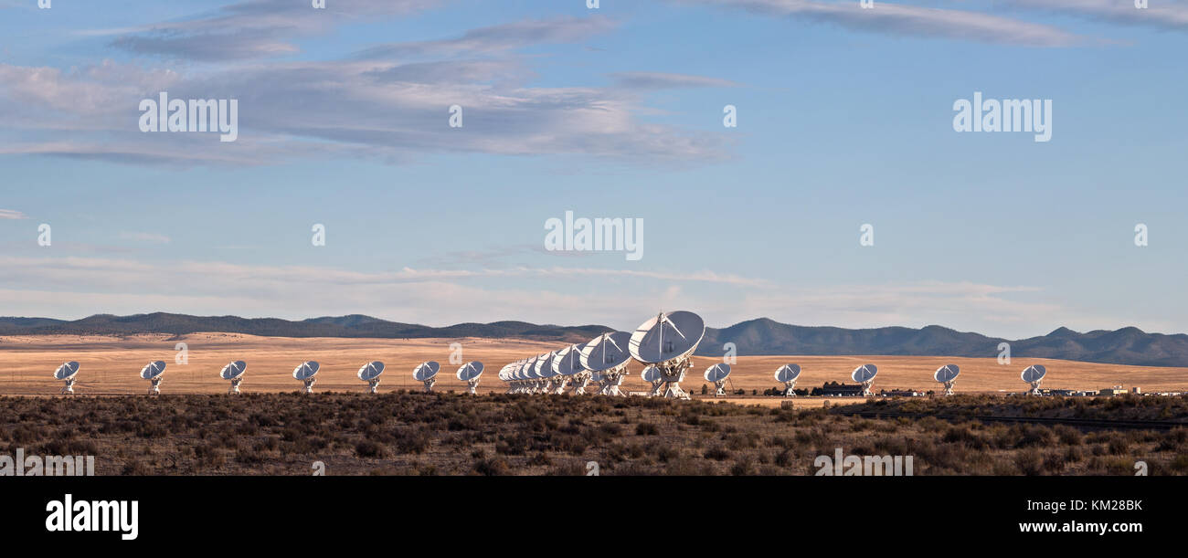 Radio dish telescopes at the very large array national radio astronomy
