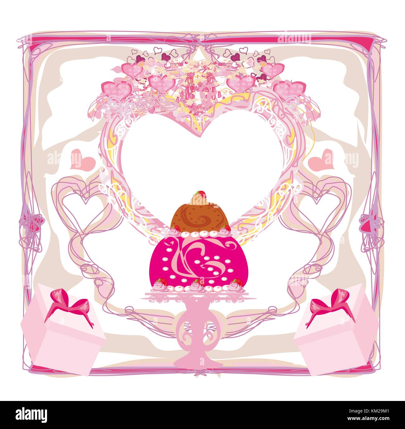 Happy Birthday Card Stock Vector Image & Art - Alamy