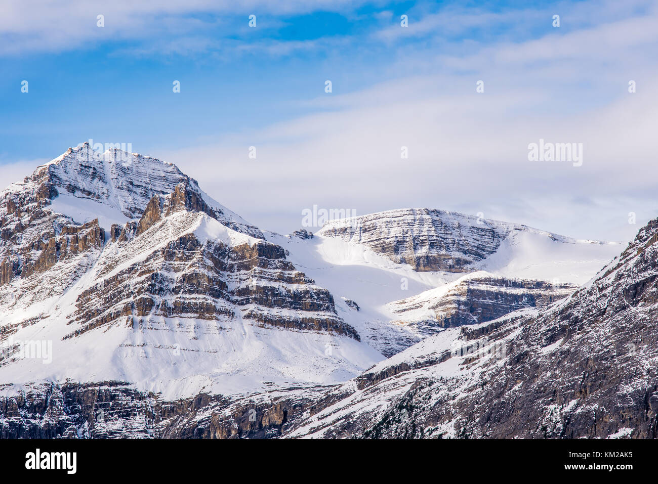 Beautiful Canadian Rocky mountain in Banff national park Stock Photo