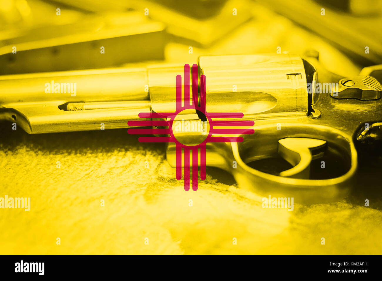 New Mexico flag (U.S. state) Gun Control USA. United States Gun Laws