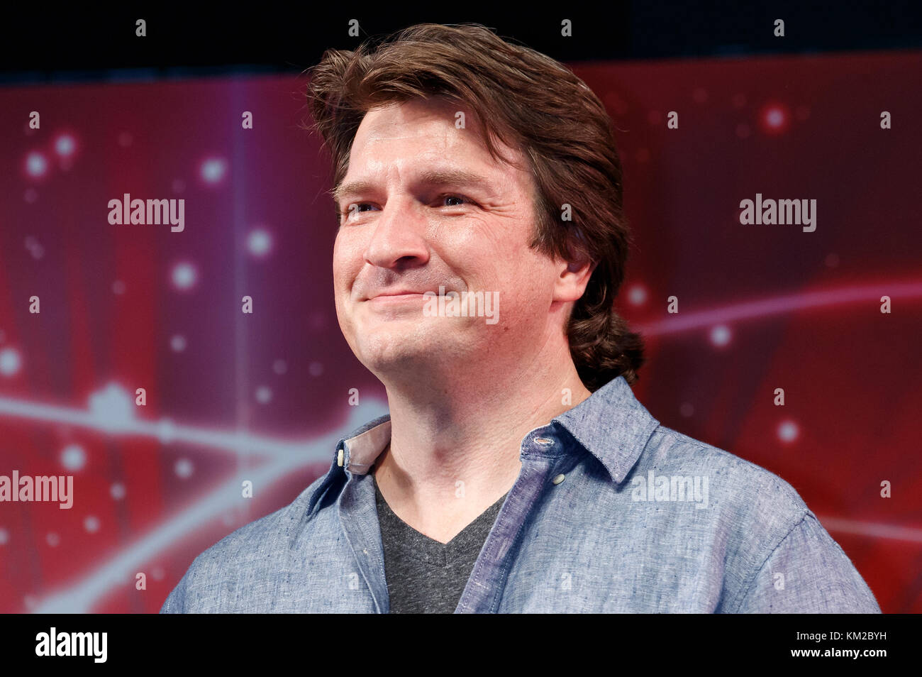 Actor Nathan Fillion attends the Grand Finale event for the Tokyo Comic