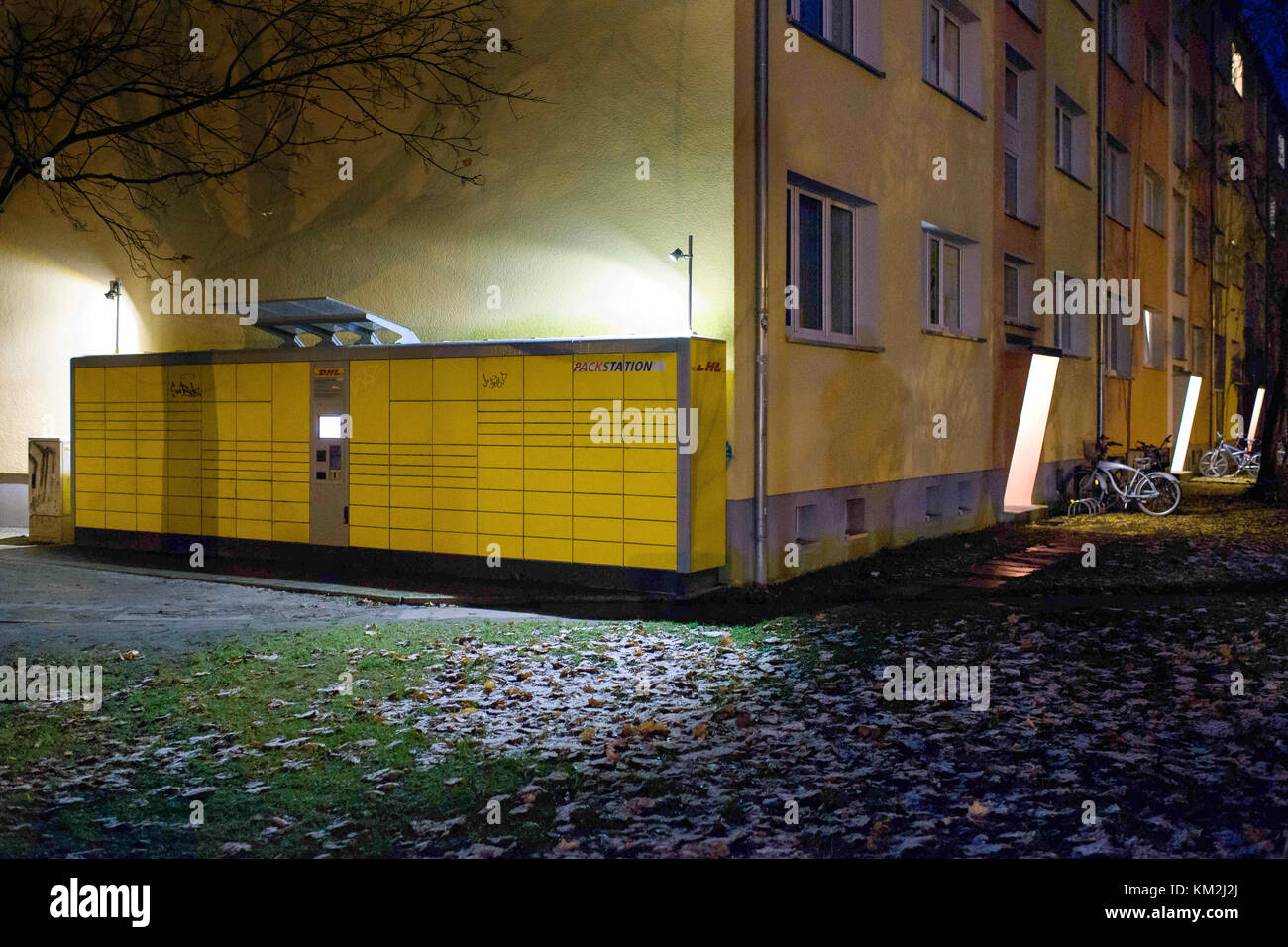 Potsdam, Germany. 03rd Dec, 2017. The DHL (German logistics company ...