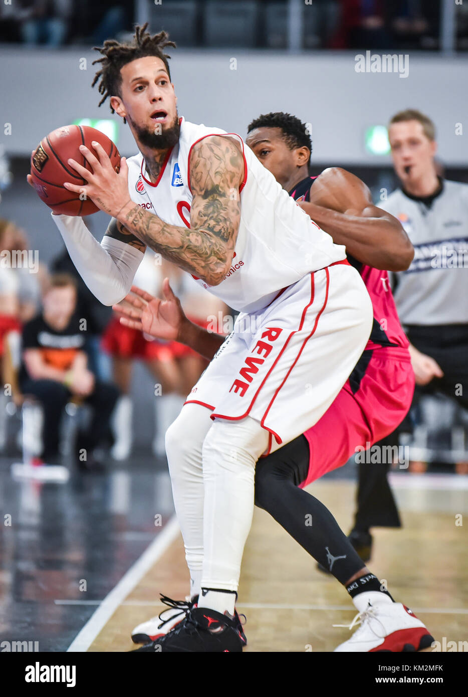 Germany, Bamberg, Brose Arena, 03 December 2017 (From LR) Daniel