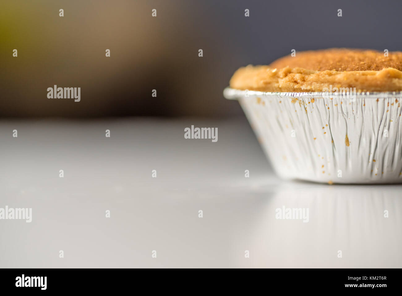 Closeup View Spicy Christmas Mince Pie Cup Cake on White Background ...