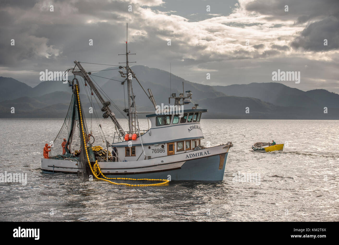 Commercial Fishing Prince William Sound Alaska Stock Photo