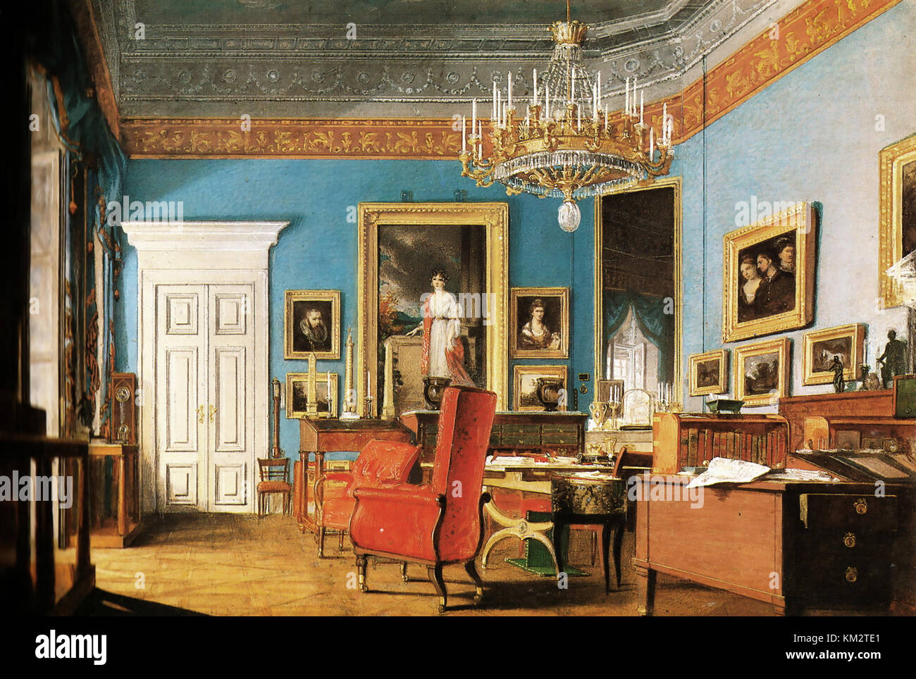 PRINCE KLEMENS von METTERNICH (1773-1859) German diplomat and statesman. His office while Chancellor of the Austrian Empire  about 1847 Stock Photo