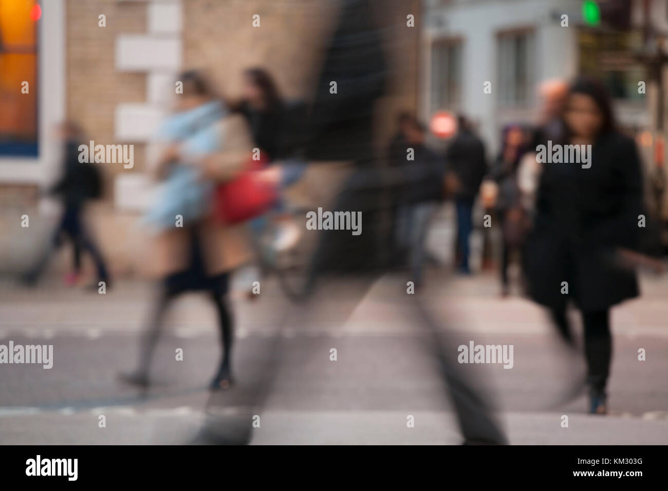 Unrecognizable blurred people hi-res stock photography and images - Alamy