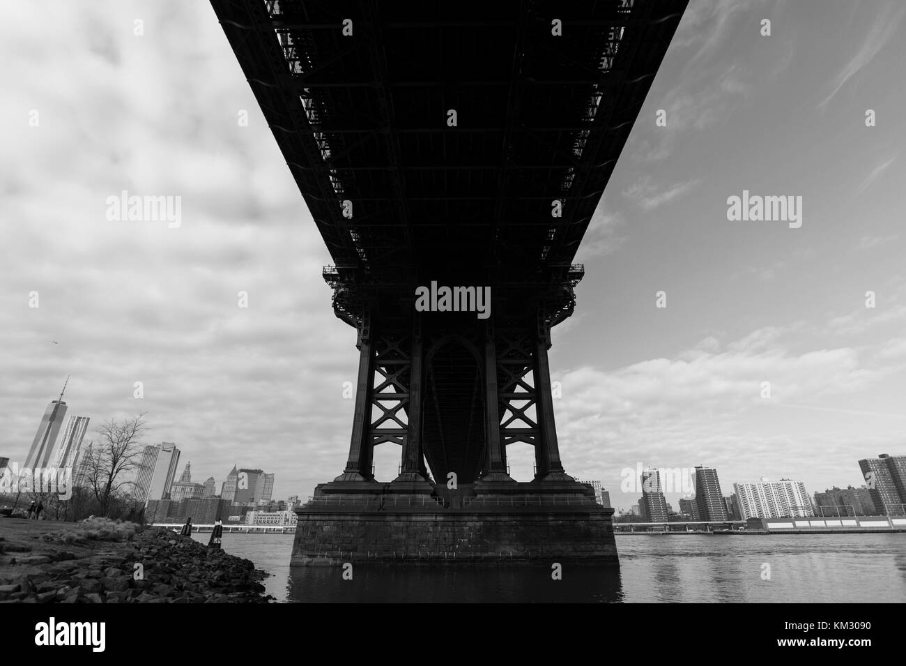 Manhattan Bridge, New York City, USA. Stock Photo