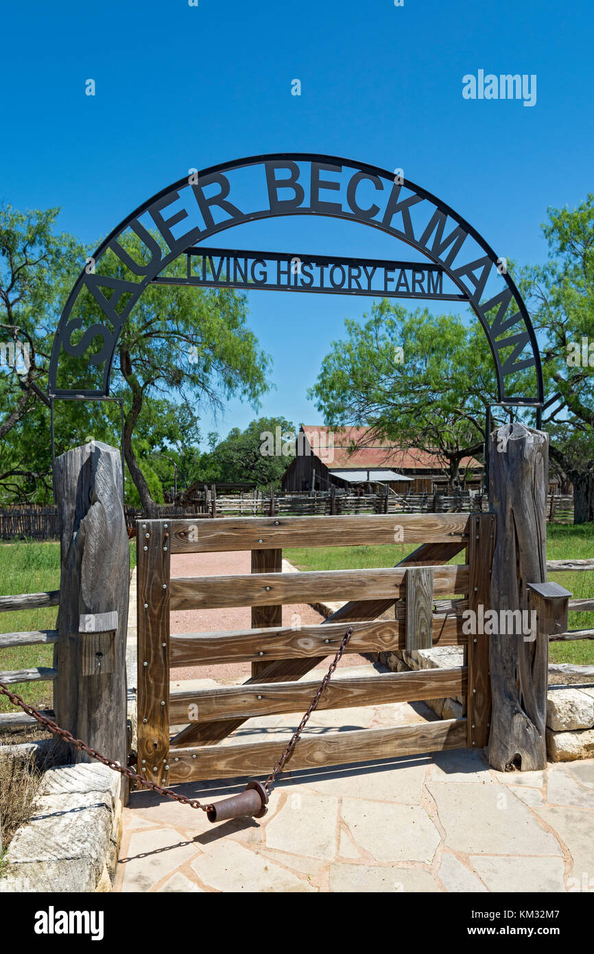 Texas, Stonewall, LBJ State Park and Historic Site, SauerBeckmann