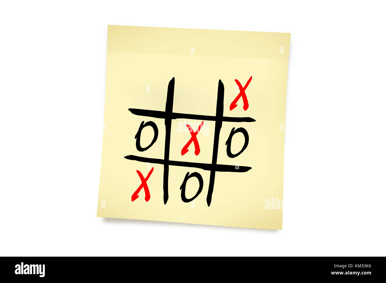 Tic tac toe game Cut Out Stock Images & Pictures - Alamy