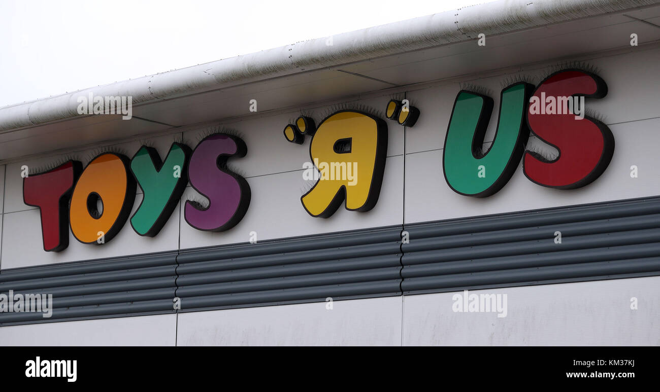 General view of a Toys R Us store in Basingstoke, Hampshire, as the