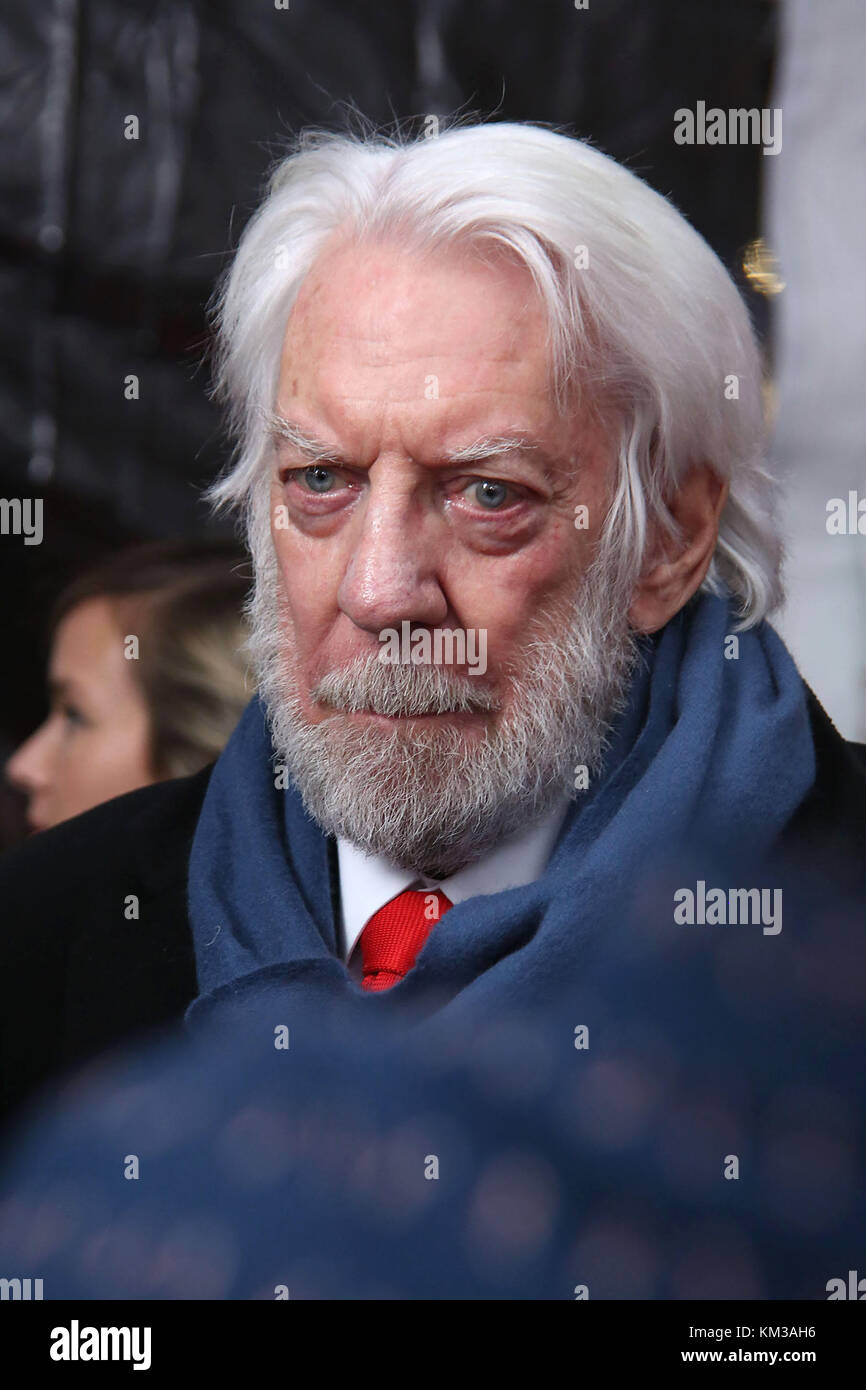 NEW YORK, NY NOVEMBER 18 DONALD SUTHERLAND attends the 'The Hunger