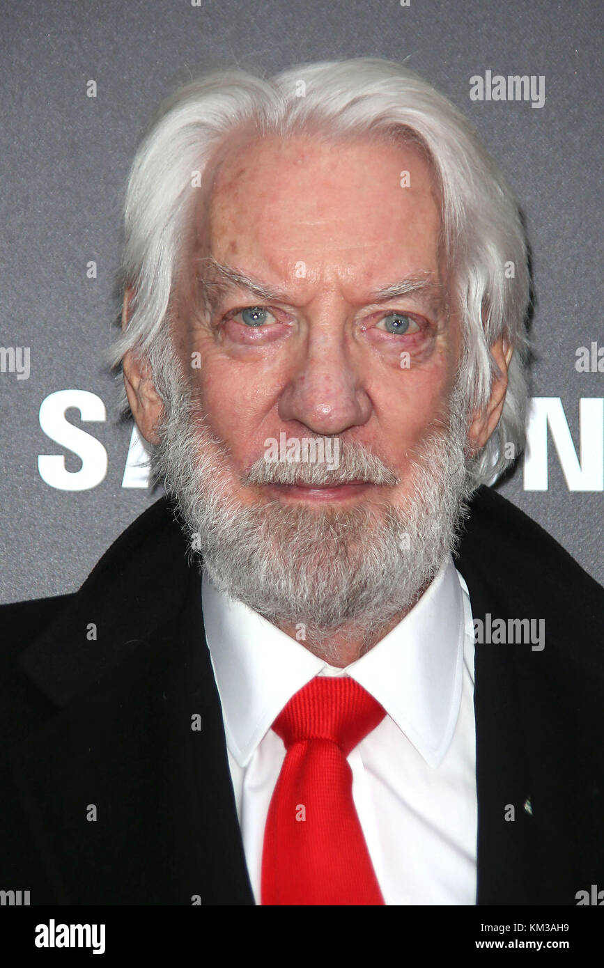 NEW YORK, NY NOVEMBER 18 DONALD SUTHERLAND attends the 'The Hunger