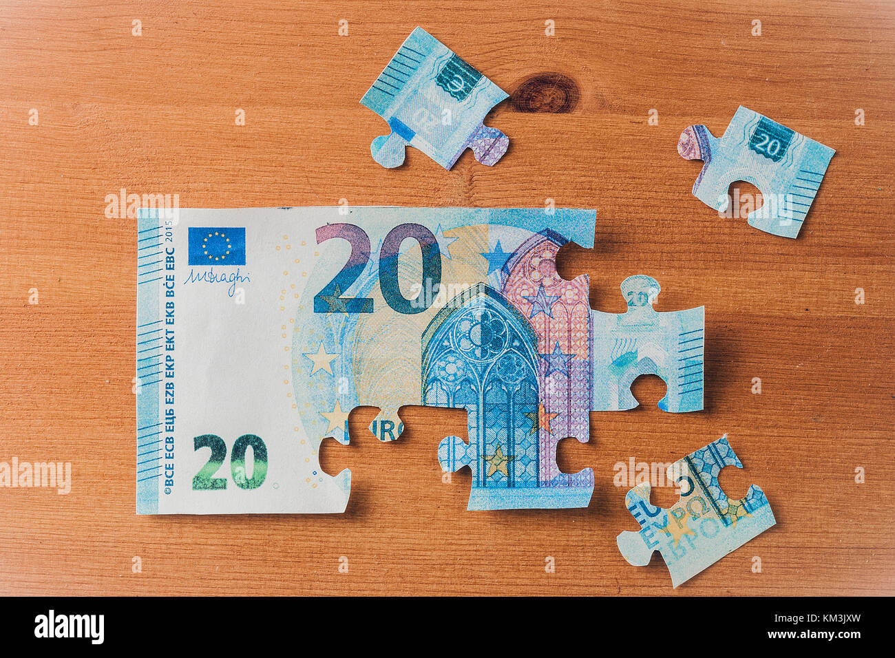 20 euro banknote hi-res stock photography and images - Alamy