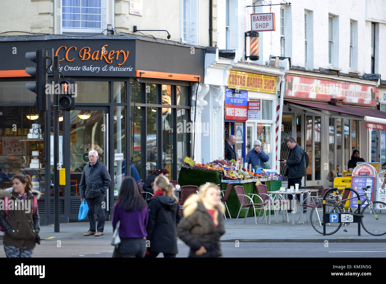 Shoppers on Queensway, Bayswater, London Stock Photo Alamy