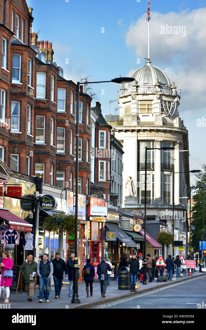 Shoppers on Queensway, Bayswater, London Stock Photo Alamy
