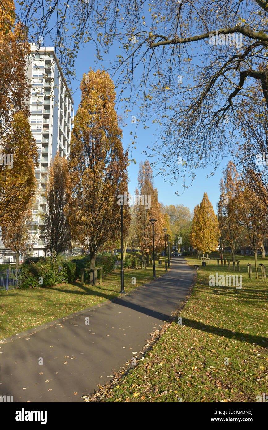Westbourne Green open space, Westminster, London Stock Photo