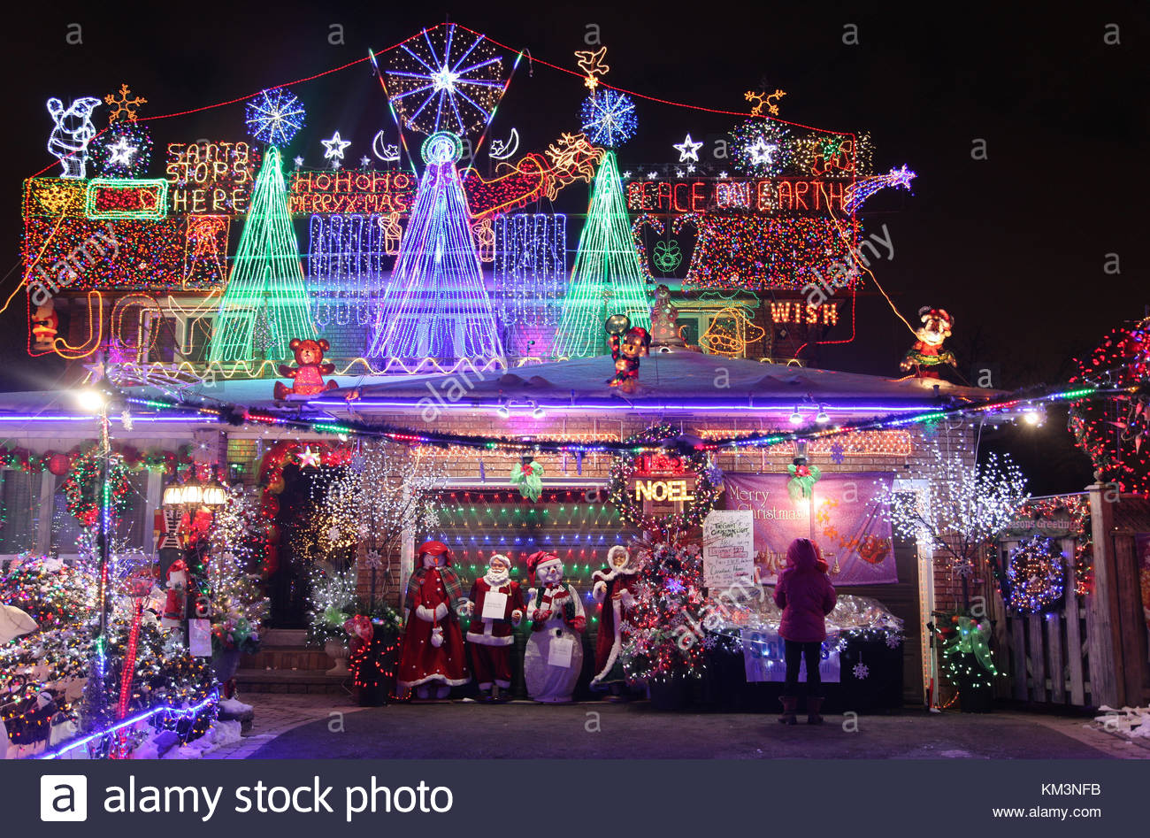 Christmas Yard Decorations Stock Photos & Christmas Yard Decorations