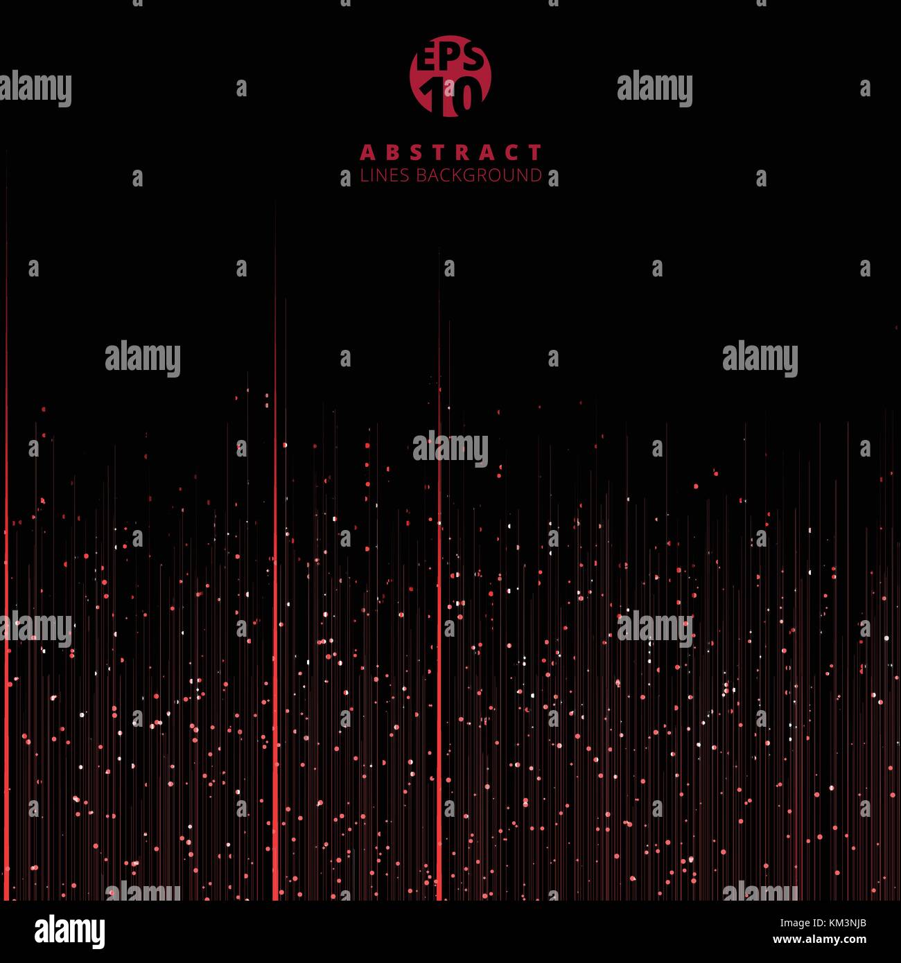 Abstract technology red lines motion on black background with copy ...