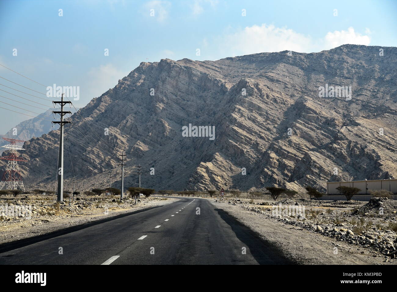 Road to Jais Mountains, Jebel Jais, Ras Al Khaimah, United Arab ...