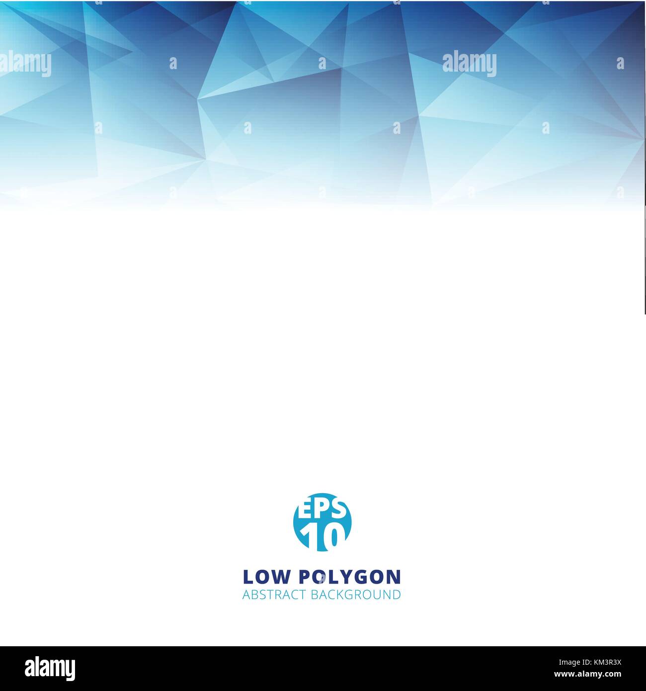 Abstract low polygon light blue color polygonal shape background with ...