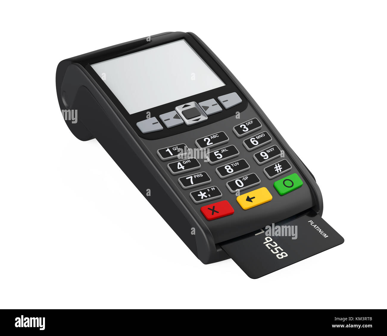 Credit card machine Cut Out Stock Images & Pictures - Alamy